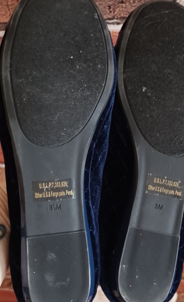 BLUE VELVET FLATS - Picture 6 of 8